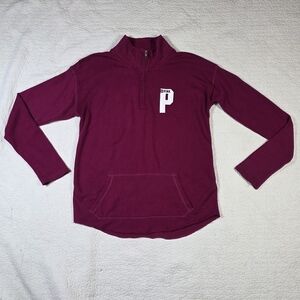 PINK Victoria's Secret Pink Quarter-Zip Sweater